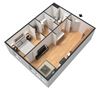 Hawthorne Apartments Deluxe ADU Floor Plan
